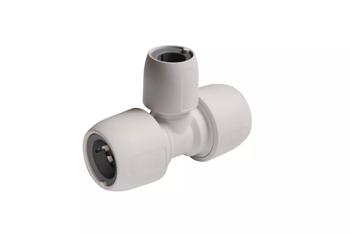 product visual Hep2O Imperial Branch Reduced Tee 3/4x3/4x1/2" White