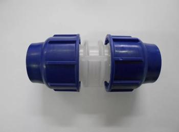 product visual Press-ring Coupler 50 PN16 clear/blue