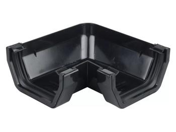 product visual Wavin SquareLine Gutter Angle 90° 100mm Black