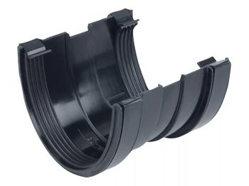 product visual Wavin DeepLine Gutter Union 113mm Black