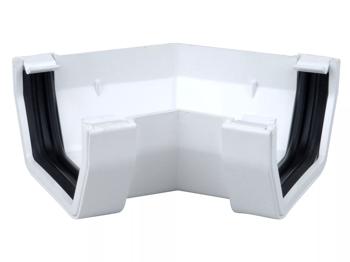 product visual Wavin SquareLine Gutter Angle 45° 100mm White