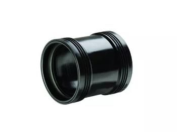 Produktbilde 90 MM WAFIX PP DOBBELTMUFFE SORT