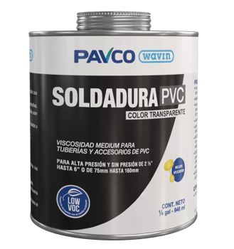 Imagen de Producto SOLDADURA PVC MEDIUM 1/4 PAVCO WAVIN
