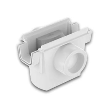 Imagen del producto UNION SALIDA 40MM c/SIFÓN PVC blanco DL
