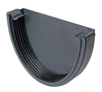 product visual Wavin DeepLine Stopend External 113mm Anthracite Grey