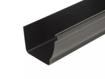 product visual Wavin StormLine Gutter 111mm Black 4m