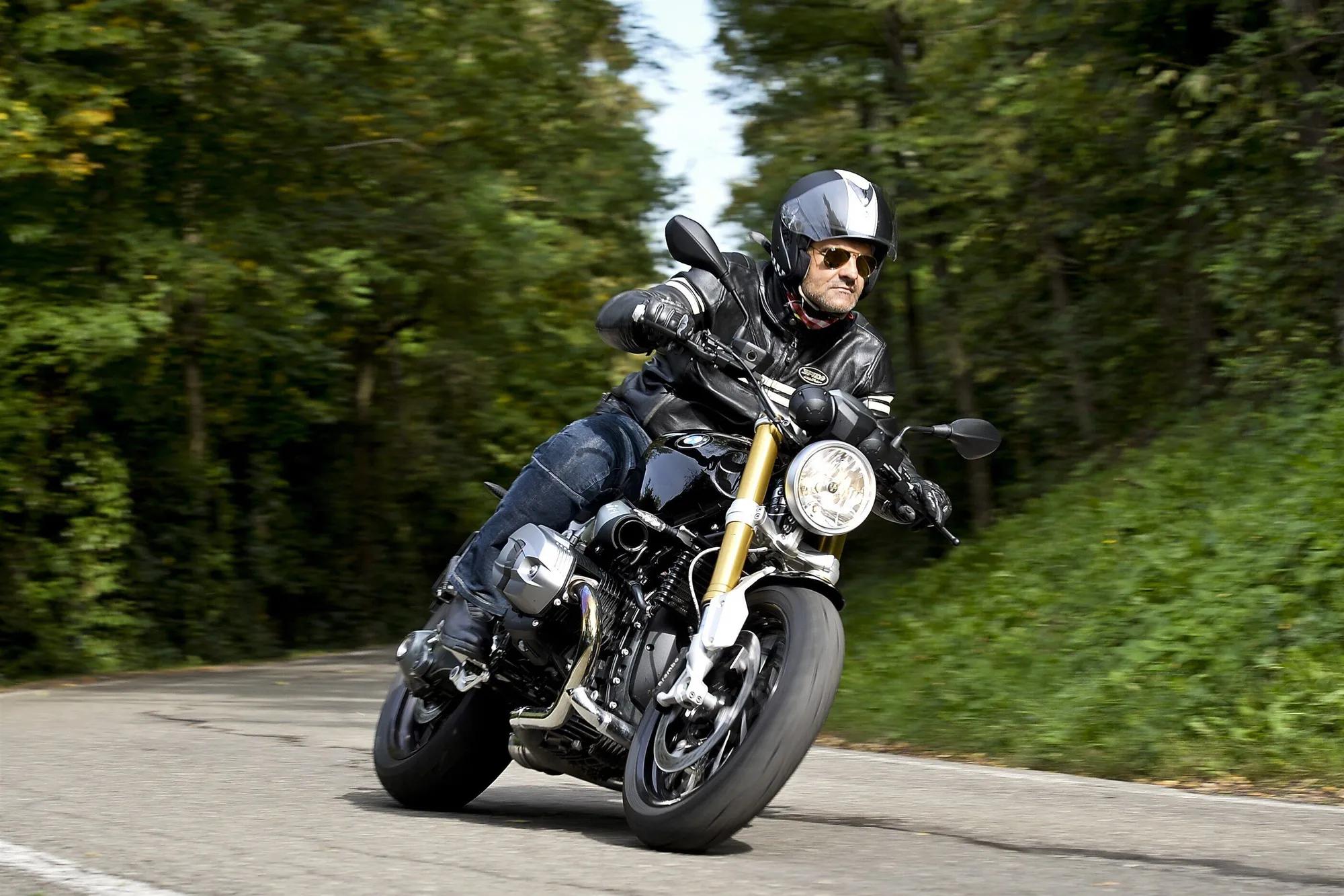 Massimiliano con una delle sue moto