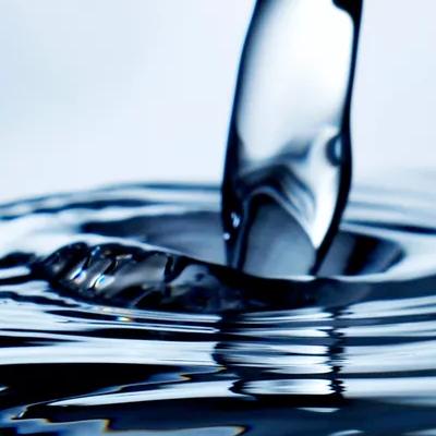 closeup of a refreshing glass of water