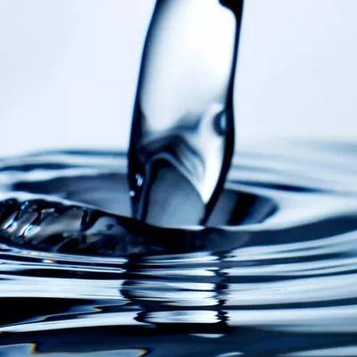 closeup of a refreshing glass of water