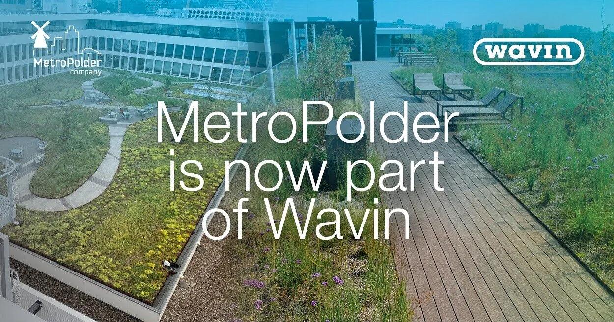 Wavin unisce le forze con l'innovativa start-up olandese MetroPolder | Wavin Italia