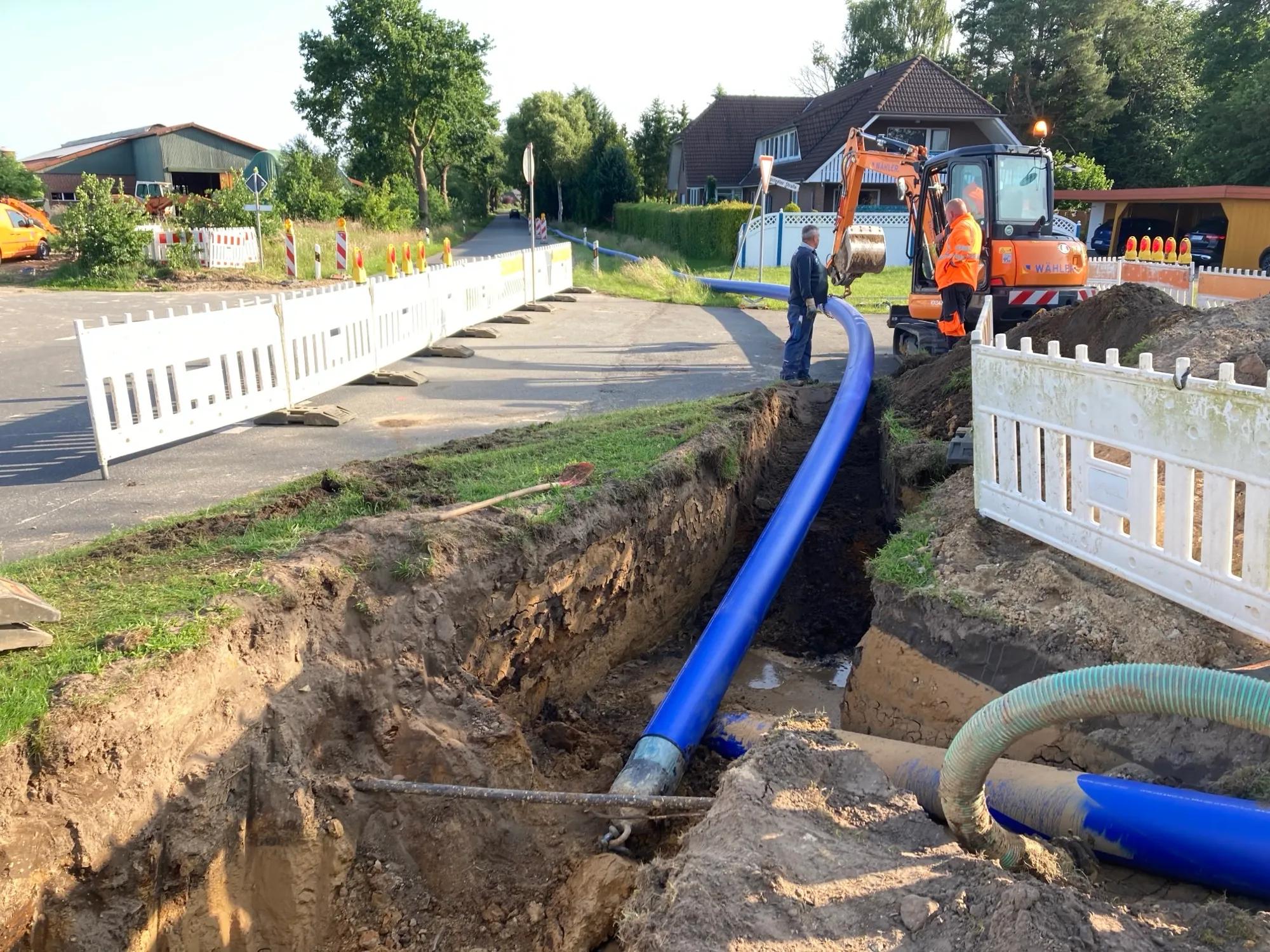 Grabenlose Trinkwasserinstallation