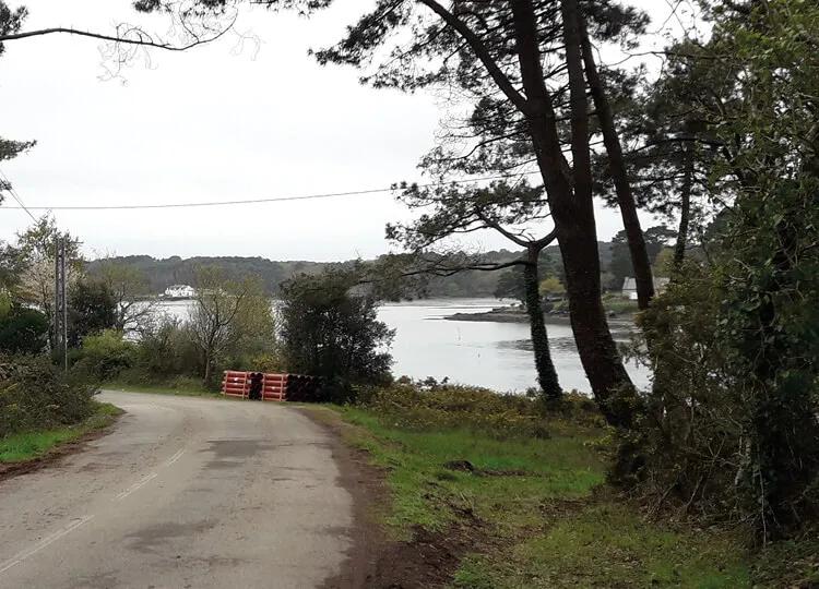 Création d’un réseau d’assainissement à proximité de la rivière Crac'h