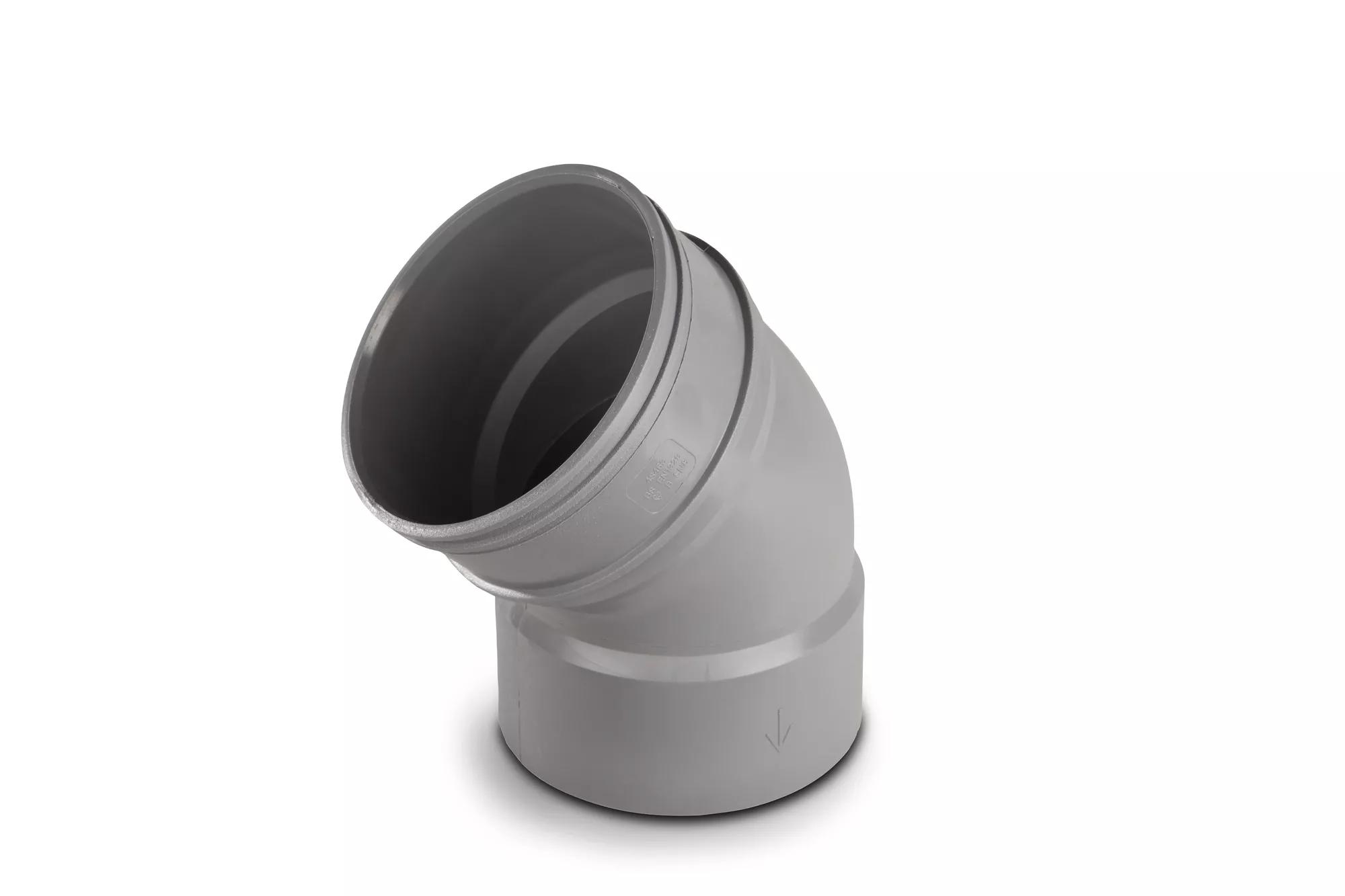 OsmaS PVCU Bend 45° GY 110 D/SW - Product Specifications