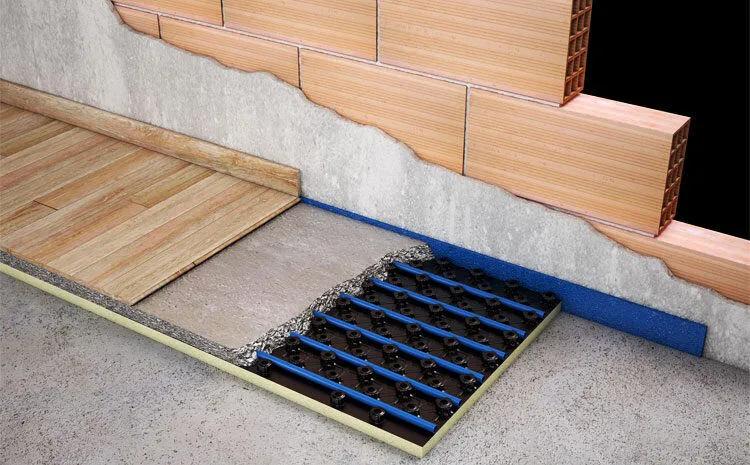 Riscaldamento a pavimento a bassa inerzia Renova by Wavin Chemidro