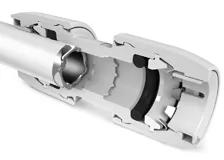 Hep2O push-fit fitting cutaway showing pipe inside fitting