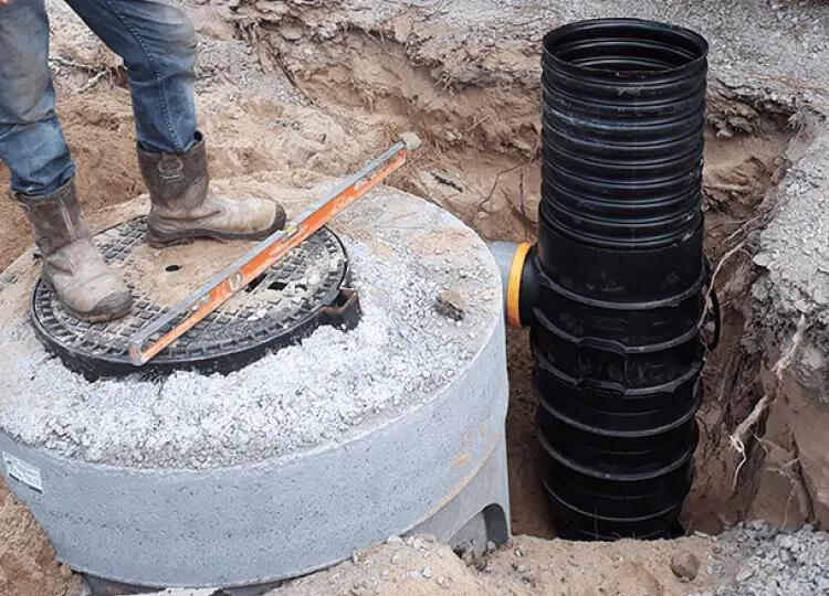 La Baule - Installation de bassins de rétention et d’avaloirs
